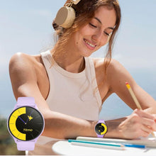 Заредете изображение във визуализатора на галерията – Smartwatch TITMO O-200 (GPS, AMOLED, bluetooth call, silicone strap) lavender
