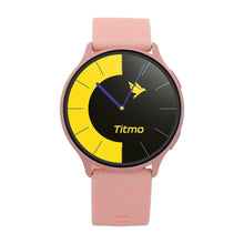 Заредете изображение във визуализатора на галерията – Smartwatch TITMO O-200 (GPS, AMOLED, bluetooth call, silicone strap) pink
