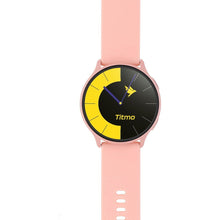 Заредете изображение във визуализатора на галерията – Smartwatch TITMO O-200 (GPS, AMOLED, bluetooth call, silicone strap) pink
