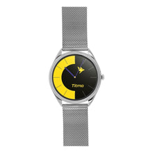 Заредете изображение във визуализатора на галерията – Smartwatch TITMO O-170 (AMOLED, bluetooth call, stainless steal silver mesh strap) silver
