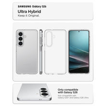 Заредете изображение във визуализатора на галерията – SPIGEN ULTRA HYBRID калъф за SAMSUNG S26 crystal clear
