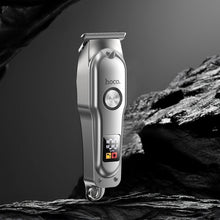 Заредете изображение във визуализатора на галерията – Hair clipper Hoco DAR63 silver

