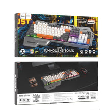 Заредете изображение във визуализатора на галерията – Wire keyboard QWERTY Hoco Gaming DI98 black
