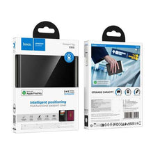 Заредете изображение във визуализатора на галерията – Locator compatible with Apple Find My Hoco passport cover E91G black
