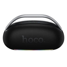 Заредете изображение във визуализатора на галерията – Wireless speaker 300W 8h + 2 x wireless microphons Hoco HT2 black
