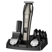 Заредете изображение във визуализатора на галерията – Hair clipper set Hoco HP26 metal gray
