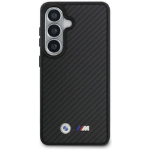 Заредете изображение във визуализатора на галерията – Гръб BMW за SAMSUNG S26 BMHMS26S24CFMMK (Magnetic Kevlar W/ Logo) черен
