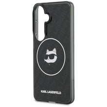 Заредете изображение във визуализатора на галерията – Оригинален гръб KARL LAGERFELD за SAMSUNG S26 KLHMS26SHMKBCHOK (Magnetic IML Repeated Logo and Choupette) черен
