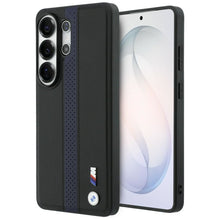 Заредете изображение във визуализатора на галерията – Гръб BMW за SAMSUNG S26 Ultra compatible with MagSafe BMHMS26L25PCPSKB (Perforated Stripe Logo) син

