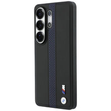 Заредете изображение във визуализатора на галерията – Гръб BMW за SAMSUNG S26 Ultra compatible with MagSafe BMHMS26L25PCPSKB (Perforated Stripe Logo) син
