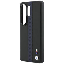 Заредете изображение във визуализатора на галерията – Гръб BMW за SAMSUNG S26 Ultra compatible with MagSafe BMHMS26L25PCPSKB (Perforated Stripe Logo) син
