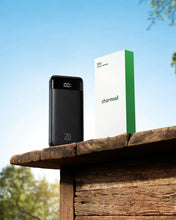 Заредете изображение във визуализатора на галерията – Powerbank Charmast W2065 PD3.0 3A 22,5W 20000 mAh with built-in cables USB A / USB C / Lightning / Micro USB black
