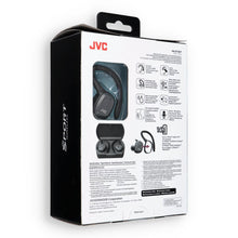 Заредете изображение във визуализатора на галерията – Wireless headset sport TWS JVC HA-ET45T black
