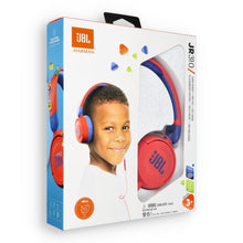 Заредете изображение във визуализатора на галерията – Wired headset JBL JR310 red blue
