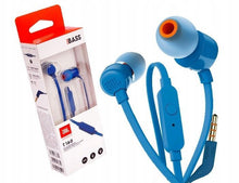 Заредете изображение във визуализатора на галерията – Wired headset JBL T160BL blue
