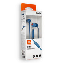 Заредете изображение във визуализатора на галерията – Wired headset JBL T160BL blue
