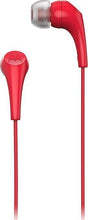 Заредете изображение във визуализатора на галерията – Wired earphones jack with mircophone 3,5mm MOTOROLA Ear Buds 2-s red
