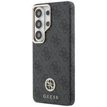 Заредете изображение във визуализатора на галерията – Оригинален гръб GUESS за SAMSUNG S26 Ultra GUHMS26LP4GRMDEK (4G Rhinestone Round Logo MagSafe) черен

