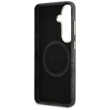 Заредете изображение във визуализатора на галерията – Оригинален гръб GUESS за SAMSUNG S26 GUHMS26SP4GTDGMK (4G Triangle Logo MagSafe) черен
