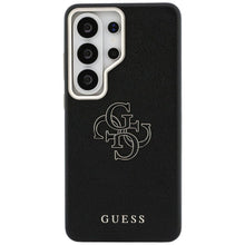 Заредете изображение във визуализатора на галерията – Оригинален гръб GUESS за SAMSUNG S26 Ultra GUHCS26L5PS4RGGK (Grained Big 4G Metal Logo) черен
