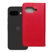 Заредете изображение във визуализатора на галерията – Калъф тип книга SMART за GOOGLE PIXEL 9a червен
