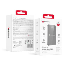 Заредете изображение във визуализатора на галерията – FORCELL F-ENERGY F5K8 Super Slim powerbank compatible with MagSafe PD3.0 QC4.0 15W 5000 mAh grey
