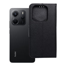 Заредете изображение във визуализатора на галерията – Калъф тип книга FANCY за XIAOMI Redmi Note 14 4G черен
