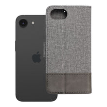 Заредете изображение във визуализатора на галерията – Калъф тип книга GOMMA за IPHONE 16e (SE 4 2025) сив
