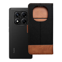 Заредете изображение във визуализатора на галерията – Калъф тип книга JEANS за Xiaomi Redmi Note 14 PRO 4G черен
