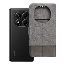 Заредете изображение във визуализатора на галерията – Калъф тип книга GOMMA за Xiaomi Redmi Note 14 PRO 4G сив
