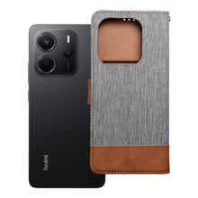 Заредете изображение във визуализатора на галерията – Калъф тип книга JEANS за Xiaomi Redmi Note 14 4G (GLOBAL - 164,84mm x 78,15mm x 8,16mm) сив

