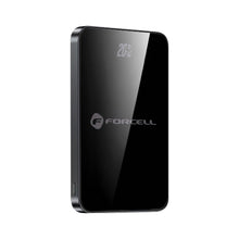 Заредете изображение във визуализатора на галерията – FORCELL F-ENERGY F5K8 Super Slim powerbank compatible with MagSafe PD3.0 QC4.0 15W 5000 mAh black
