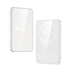 Заредете изображение във визуализатора на галерията – FORCELL F-ENERGY F5K8 Super Slim powerbank compatible with MagSafe PD3.0 QC4.0 15W 5000 mAh white
