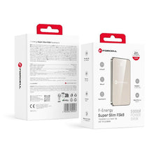 Заредете изображение във визуализатора на галерията – FORCELL F-ENERGY F5K8 Super Slim powerbank compatible with MagSafe PD3.0 QC4.0 15W 5000 mAh titanium dessert
