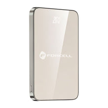 Заредете изображение във визуализатора на галерията – FORCELL F-ENERGY F5K8 Super Slim powerbank compatible with MagSafe PD3.0 QC4.0 15W 5000 mAh titanium dessert
