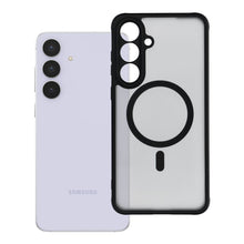 Заредете изображение във визуализатора на галерията – Гръб FULL MATTE MAG COVER съвместим с MagSafe за SAMSUNG S25 FE черен
