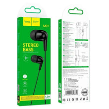 Заредете изображение във визуализатора на галерията – Wire earphones USB C Hoco M97 black
