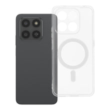 Заредете изображение във визуализатора на галерията – Гръб CLEAR 2 mm за HONOR 400 SMART compatible with MagSafe (camera protection) прозрачен
