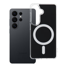 Заредете изображение във визуализатора на галерията – CLEAR FUSION MAG COVER Case compatible with MagSafe for SAMSUNG S26 black
