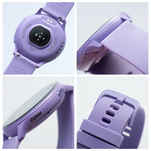Заредете изображение във визуализатора на галерията – Smartwatch TITMO O-200 (GPS, AMOLED, bluetooth call, silicone strap) lavender
