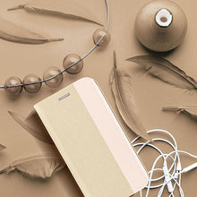 Заредете изображение във визуализатора на галерията – Калъф тип книга SENSITIVE за XIAOMI Redmi Note 15 PRO PLUS 5G златист
