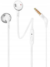 Заредете изображение във визуализатора на галерията – Wire earphones Jack 3,5 mm JBL T205 white
