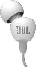Заредете изображение във визуализатора на галерията – Wire earphones Jack 3,5 mm JBL C100Si white
