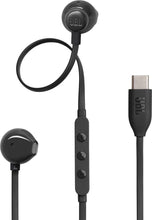 Заредете изображение във визуализатора на галерията – Wire earphones USB C JBL 305C black
