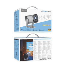Заредете изображение във визуализатора на галерията – Hoco Full HD Projector Android Wi-Fi Bluetooth 1080P DT7 Metallic Gray
