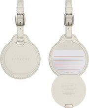 Заредете изображение във визуализатора на галерията – Locator compatible with Apple Find My Satechi FindAll Luggage Tag shape Vegan Leather ST-LFALTW sand
