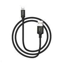 Заредете изображение във визуализатора на галерията – Кабел Hoco USB A to Lightning X14 1 m черен
