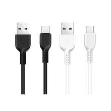 Заредете изображение във визуализатора на галерията – Кабел Hoco USB A to Type C 2,4A X20 3 m черен
