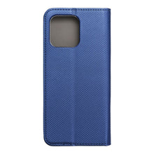 Заредете изображение във визуализатора на галерията – Калъф SmartFolio за MOTOROLA E15 тъмно син
