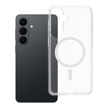 Заредете изображение във визуализатора на галерията – Clear Elite Mag Cover antiyellowing compatible with Camera Control button and MagSafe for SAMSUNG S26 Edge transparent
